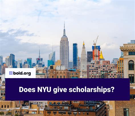 does nyu give merit scholarships