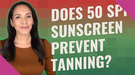 does spf prevent tanning