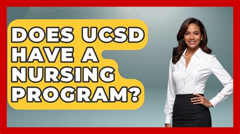 does ucsd have a nursing program