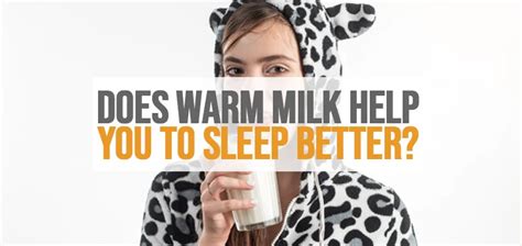 does warm milk help you sleep