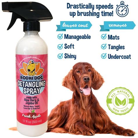 dog detangling spray