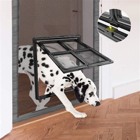 dog door for screen door