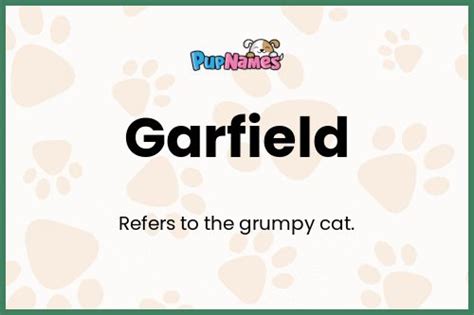 dog garfield name