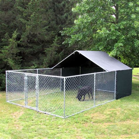 dog kennel with cover