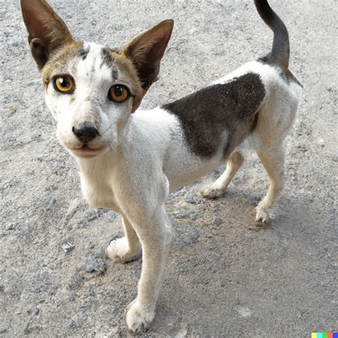 dog mixed with a cat