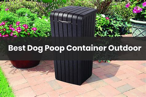 dog poop container