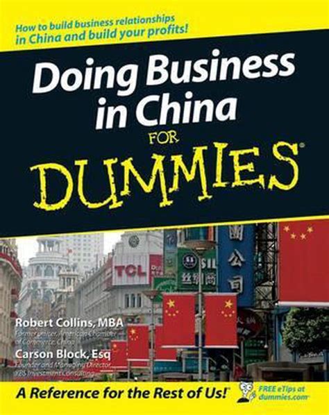 doing business in china for dummies PDF