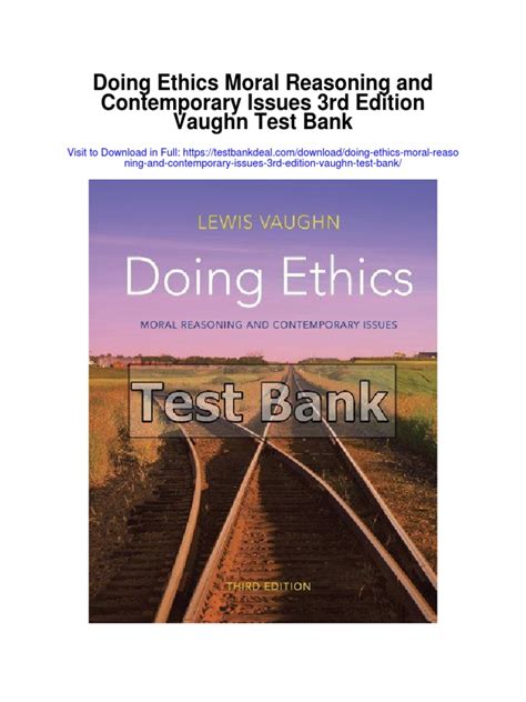 doing ethics lewis vaughn 3rd edition ebook Reader