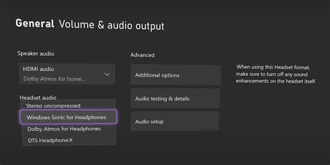 dolby digital audio setup xbox headset