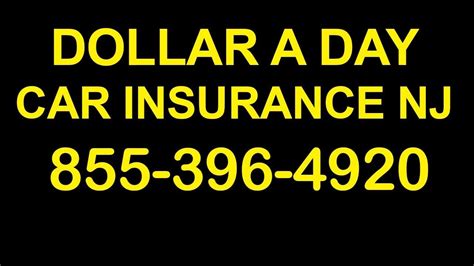 dollar a day insurance nj