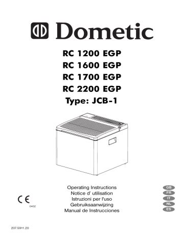 dometic combicool rc 2200 egp user manual Kindle Editon