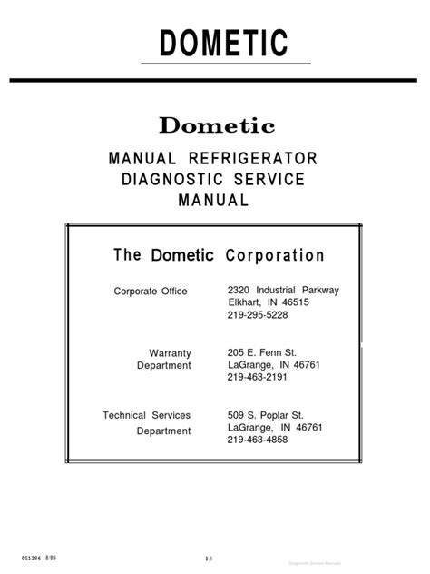 dometic thermostat service manual Ebook Epub