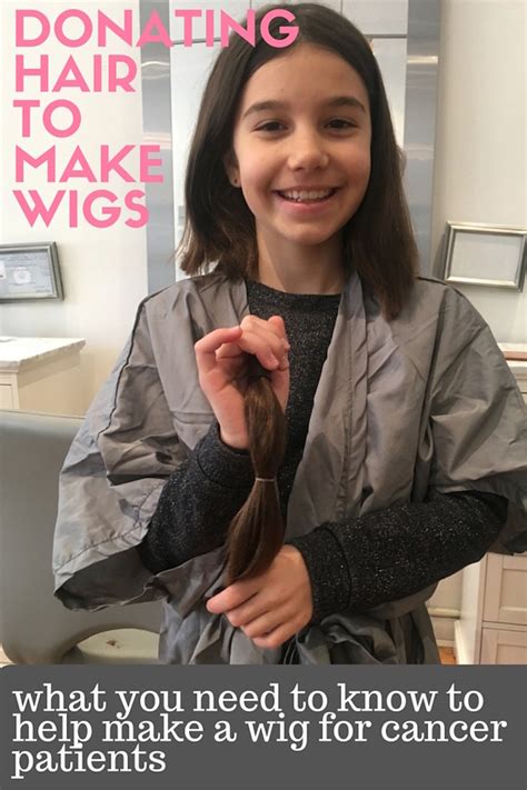 donating hair for wigs