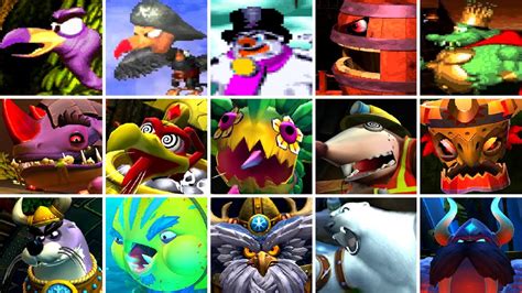 donkey kong country bosses