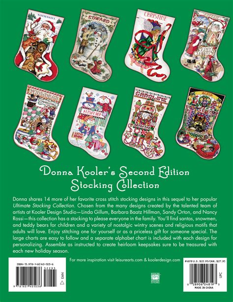 donna koolers second edition stocking collection leisure arts 4819 15 of donnas favorite cross stich christmas Reader