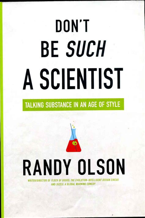 dont be such a scientist talking substance in an age of style Doc