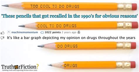 dont do drugs pencil