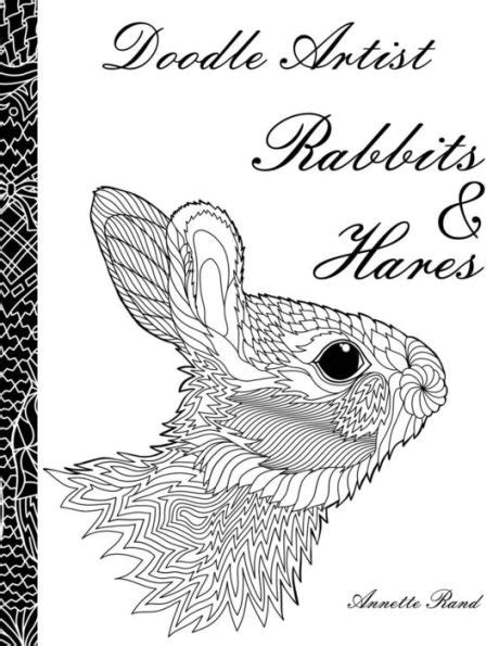 doodle artist rabbits and hares a colouring book for grown ups Reader