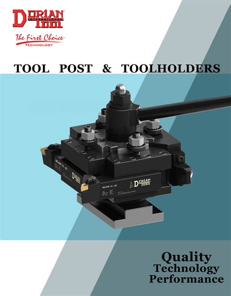 Dorian Tool Holder Catalog