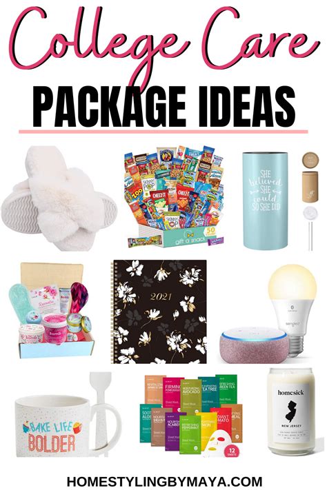 dorm care package ideas