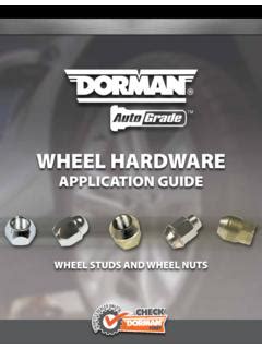 dorman products application guide PDF
