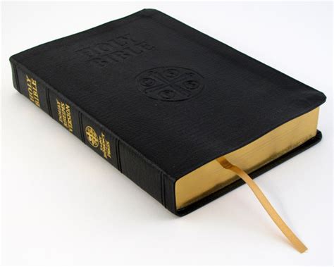 douay rheims bible black genuine leather standard print size Epub
