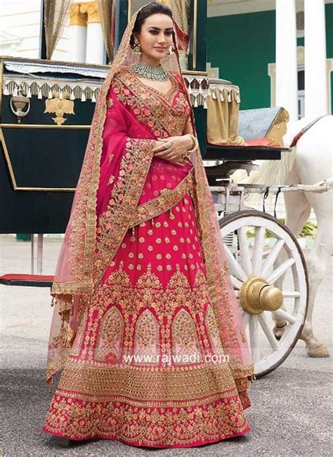 double chunni bridal lehenga