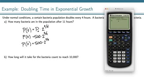 doubling time in exponential growth investigation 20 answer key pdf PDF