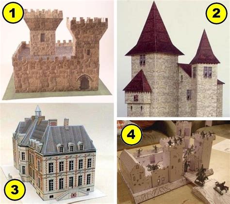 dover castle paper model PDF