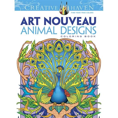 dover creative haven art nouveau animal designs coloring book creative haven coloring books Doc