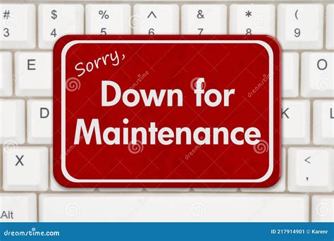 down for maintenance message Doc