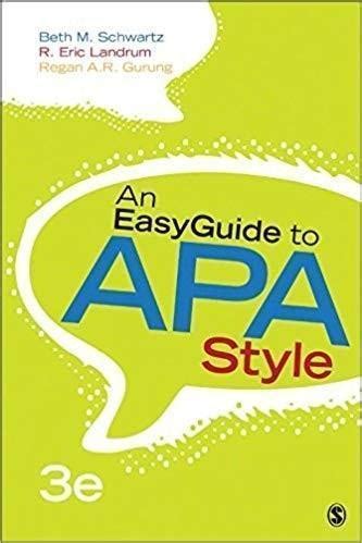 download An EasyGuide to APA Style  EasyGuide Series PDF Reader