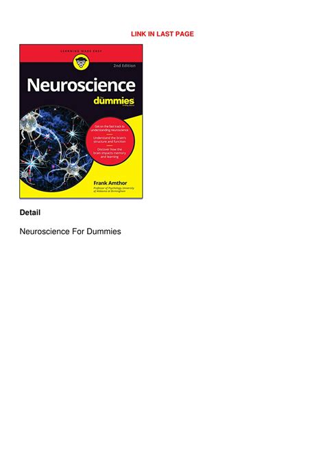 download Neuroscience For Dummies PDF Reader