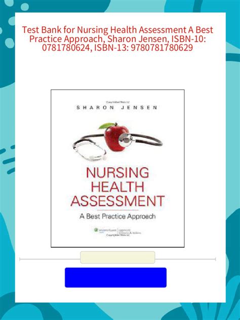 download Nursing Health Assessment  A Best Practice Approach PDF Epub