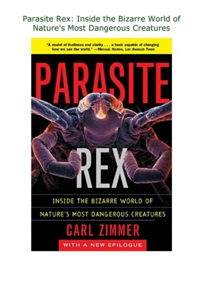 download Parasite Rex  Inside the Bizarre World of Nature s Most Dangerous Creatures PDF Doc