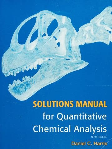 download Solution Manual for Quantitative Chemical Analysis pdf Kindle Editon