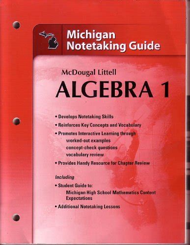 download algebra 1 grades 9 12 notetaking guide mcdougal Doc