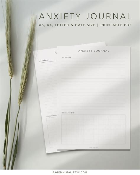 download anxiety journal help relieve 16 Epub