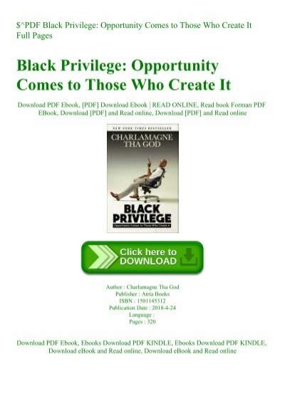 download black privilege pdf Doc