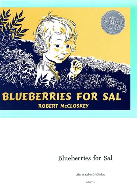 download blueberries for sal pdf free Epub