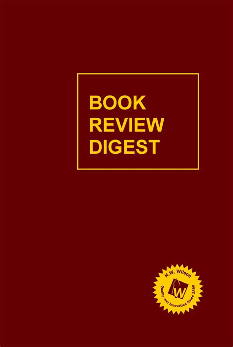 download book review digest pdf free Epub