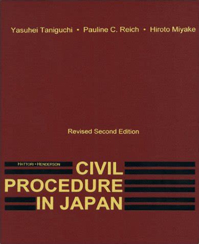 download civil procedure in japan pdf Kindle Editon