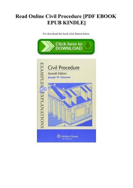 download civil procedure pdf free 18 Kindle Editon