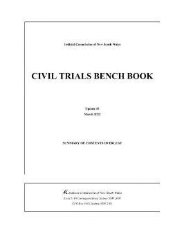 download civil trials bench book pdf Doc