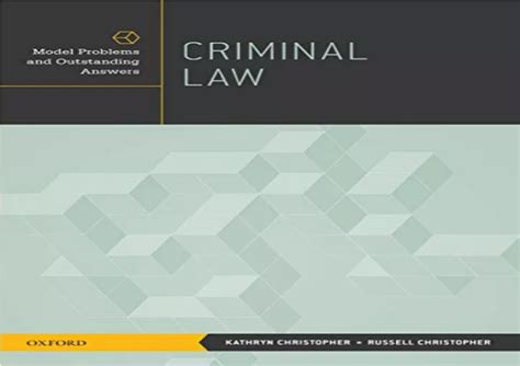 download criminal law model problems Doc