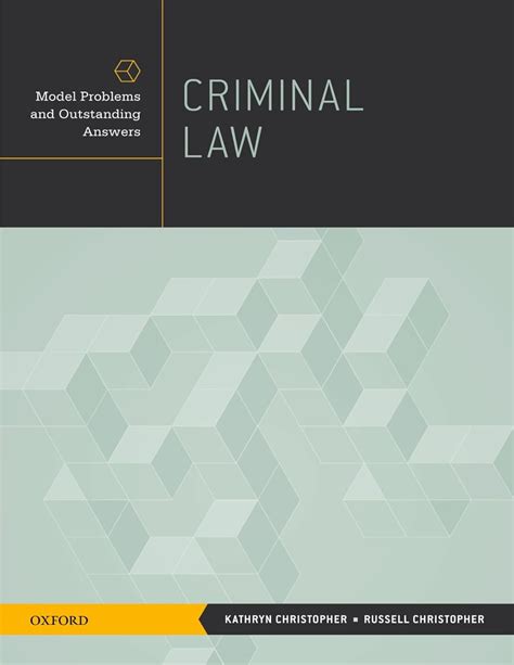 download criminal law model problems Doc