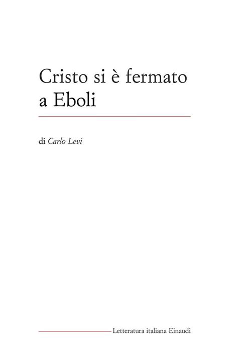 download cristo si e fermato eboli pdf Doc