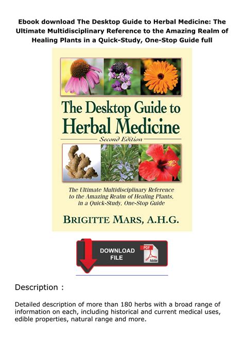download desktop guide herbal medicine multidisciplinary Epub