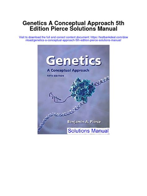 download genetics a conceptual approach 5th edition free download pdf torrent Reader
