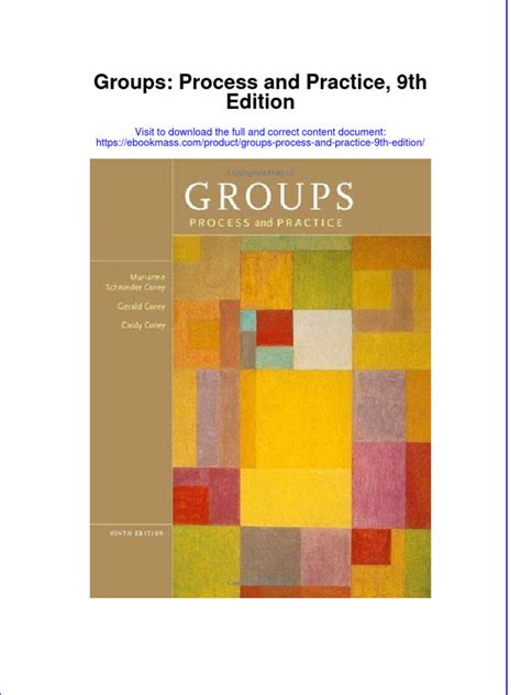 download groups process and practice 9th edition pdf PDF